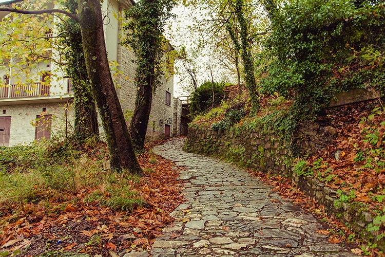 A magical path in Tsagarada, Pelion